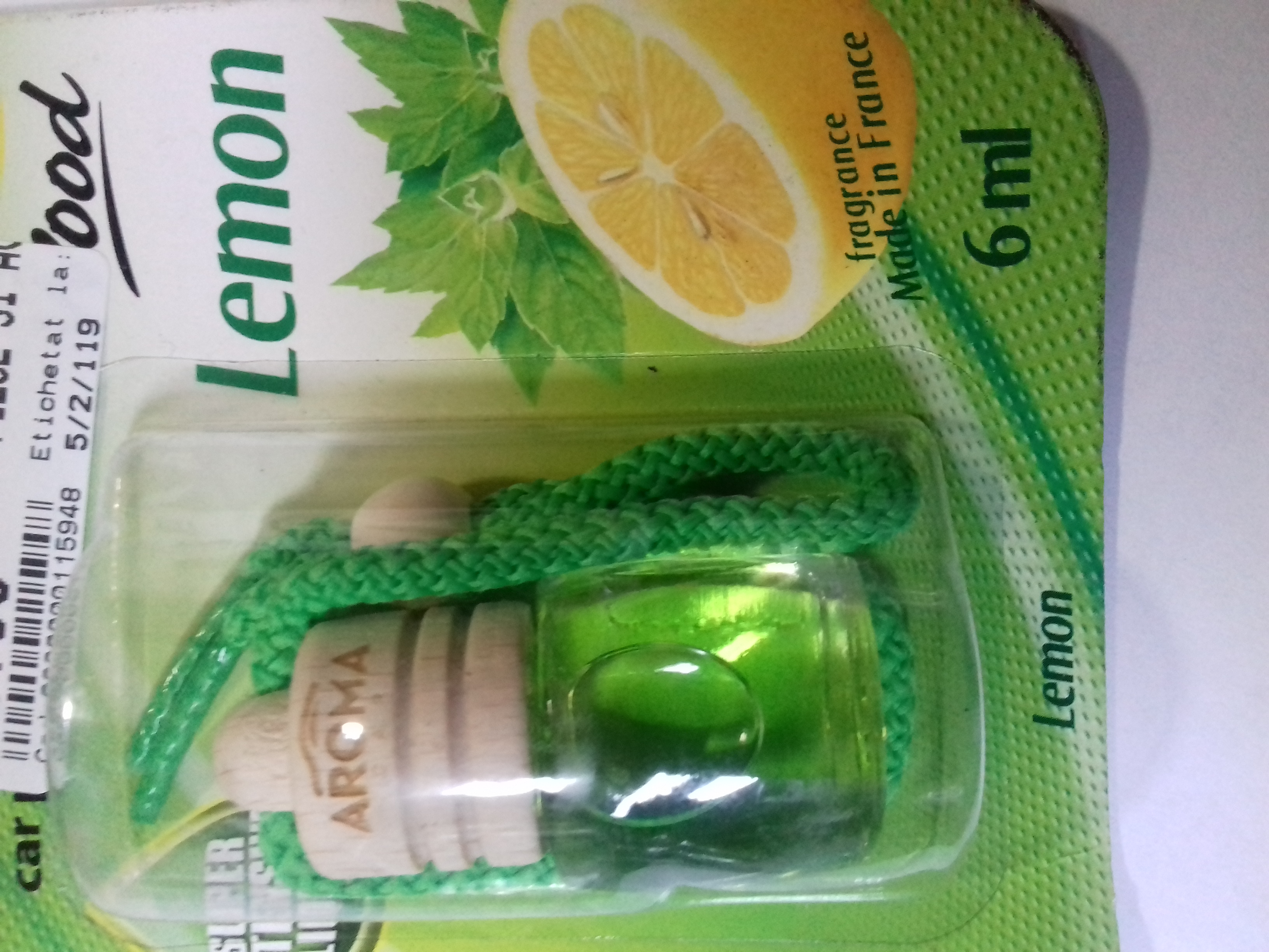 MTM63108 ODORIZANT AUTO AROMA CAR LEMON