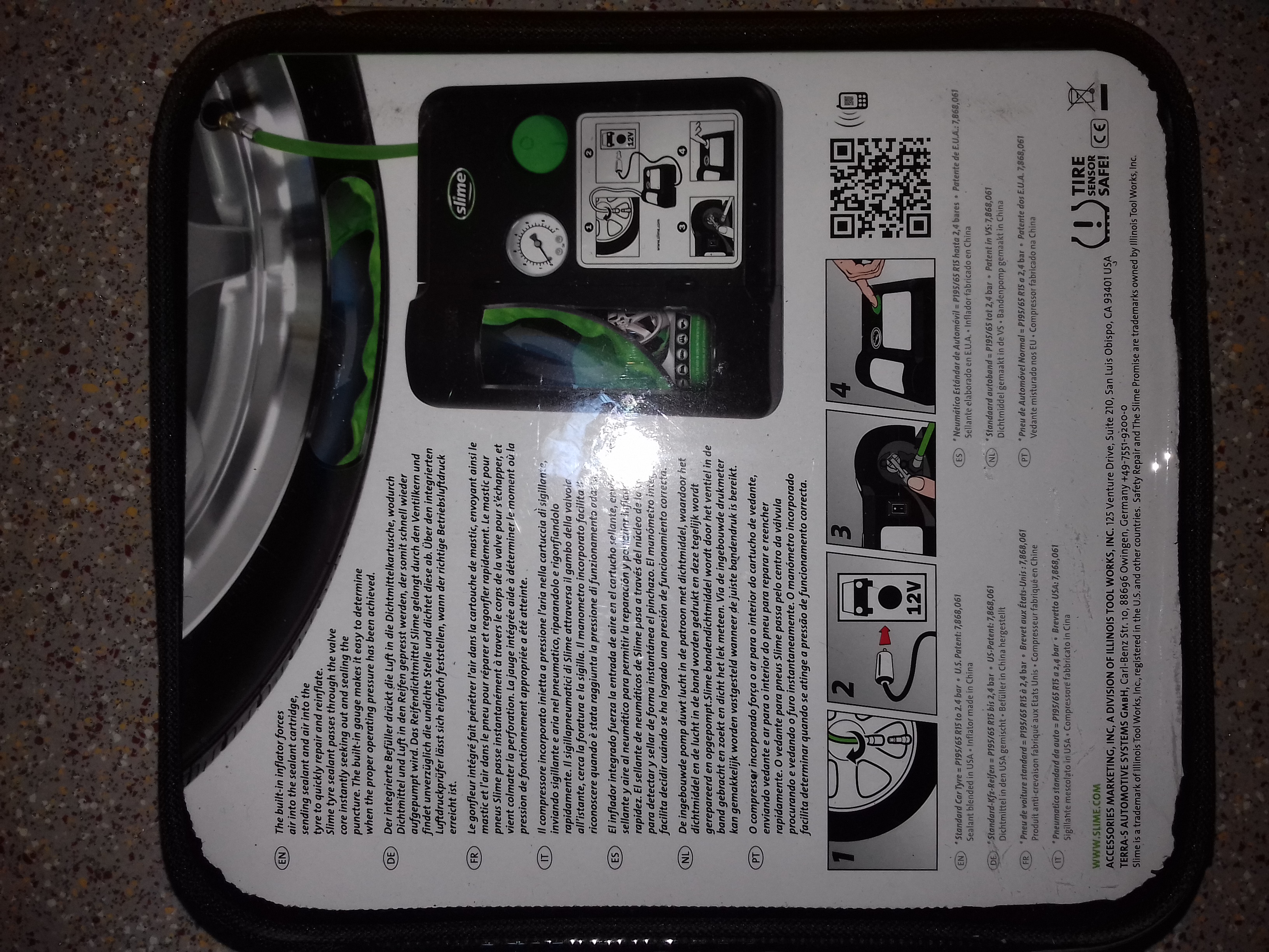 SLIME PACHET REPARATIE 473ML CU COMPRESOR COMPLEX 716281003547