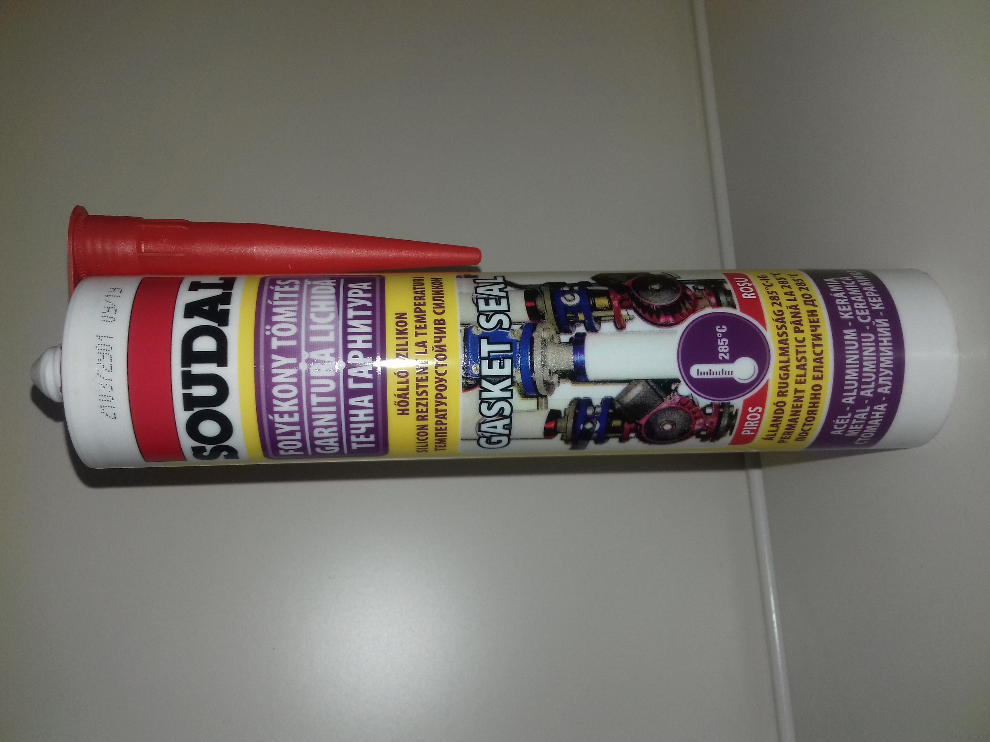 GASKET ROSU 280ML REZISTENT LA 285 GRADE