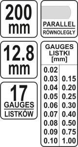 YT-7221 SET LERE 12.8MM-200MM 17BUC