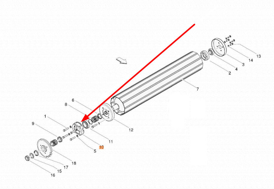 E48 LAGAR RULMENT PRESA KB3108203
