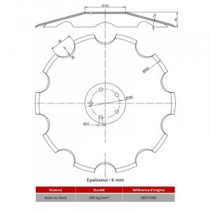 TALER DISC 28071305
