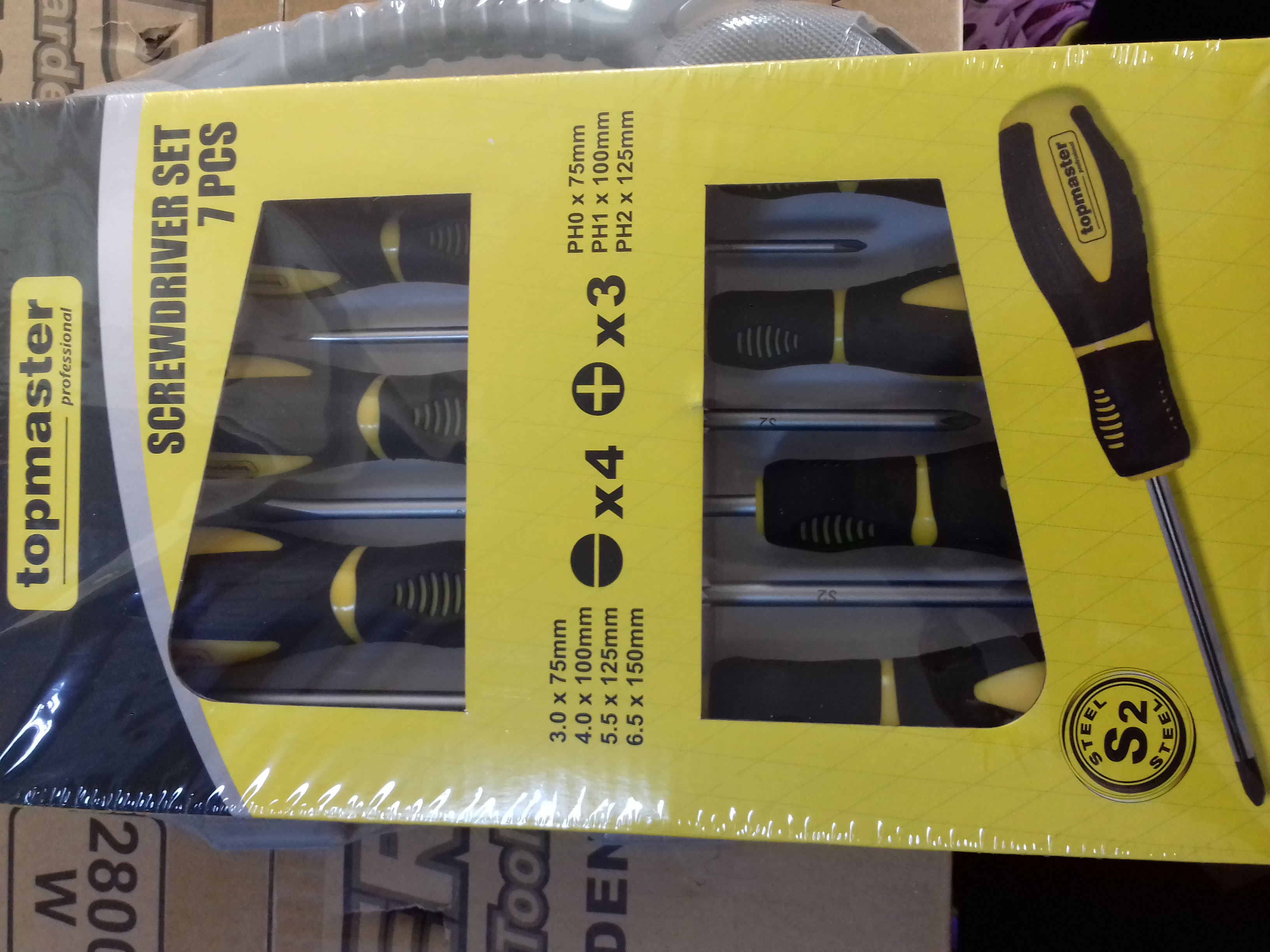 225106 SURUBELNITE IN CUTIE DE CARTON SET 7 PCS S2 TMP