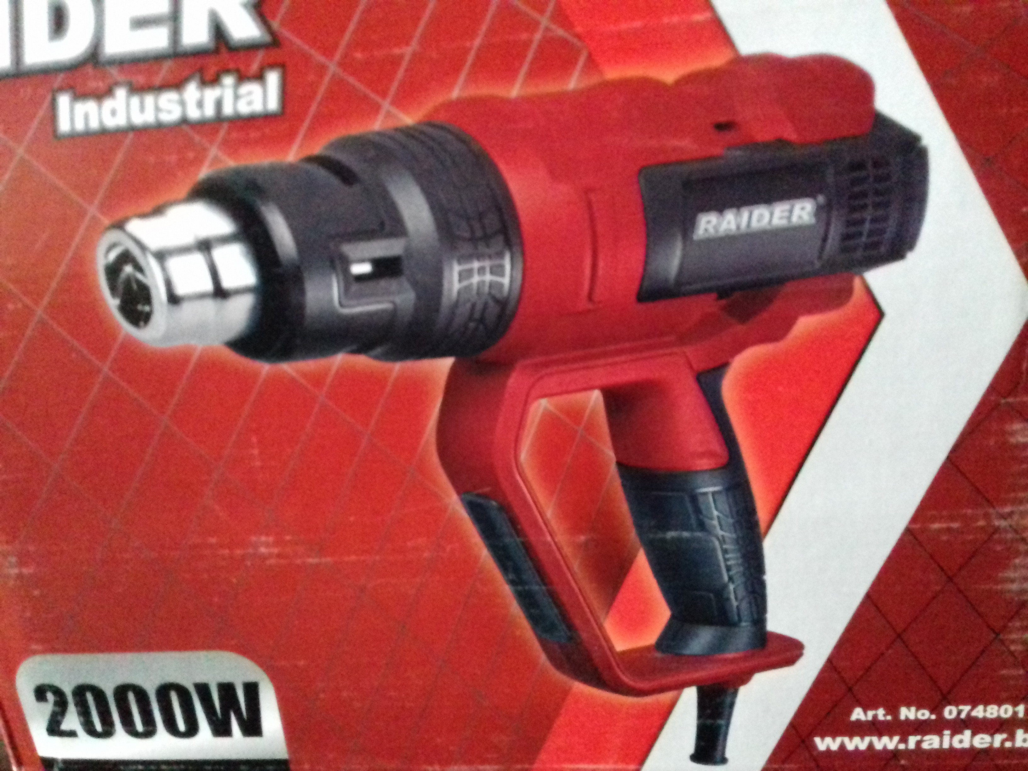 074801 PISTOL AER CALD 2000W 2 TREPTE LCD DISPLAY+ACCESORII RDI-HG24