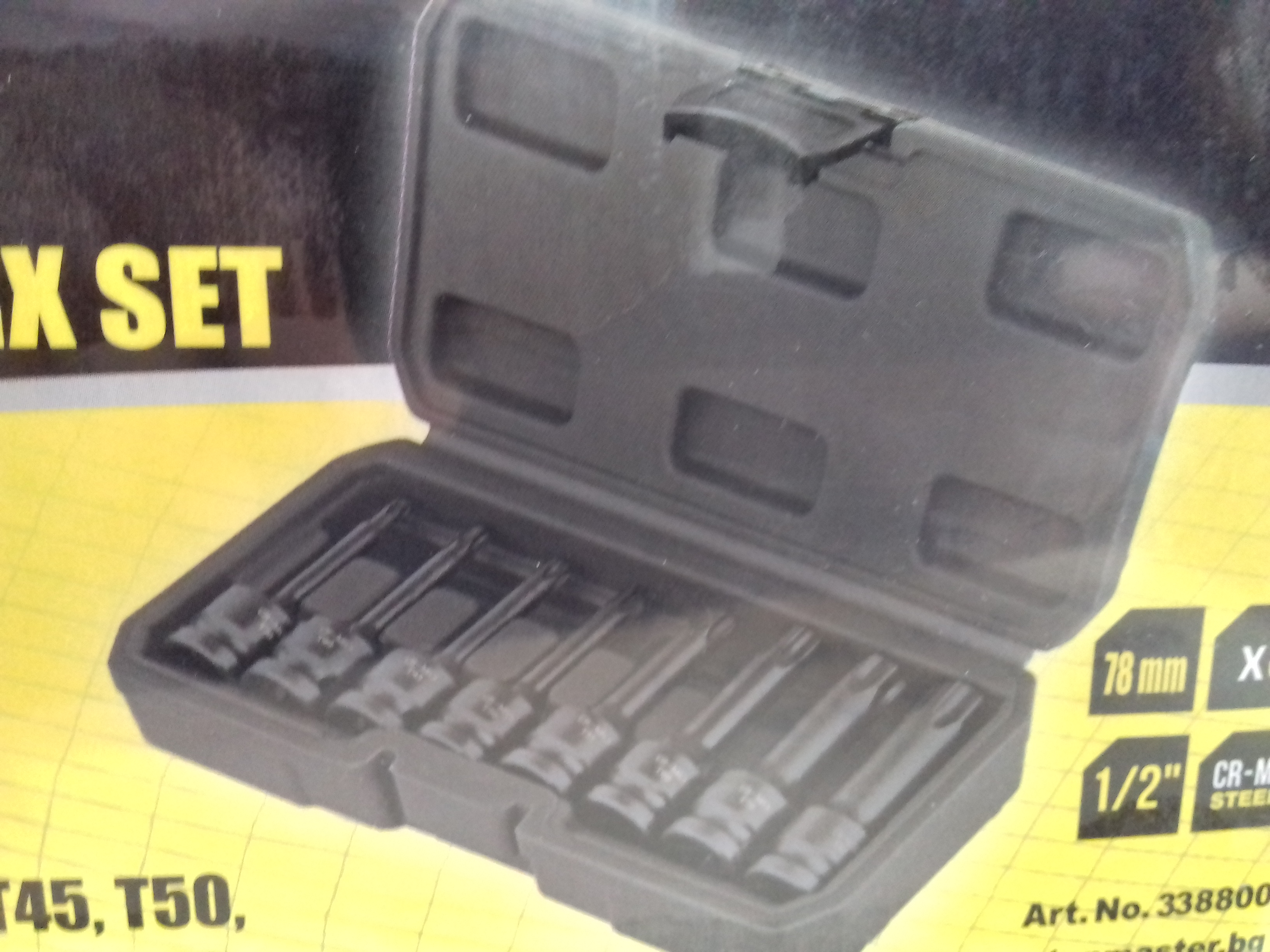 338800 SET BITI DE IMPACT 8PCS CR-MO TMP