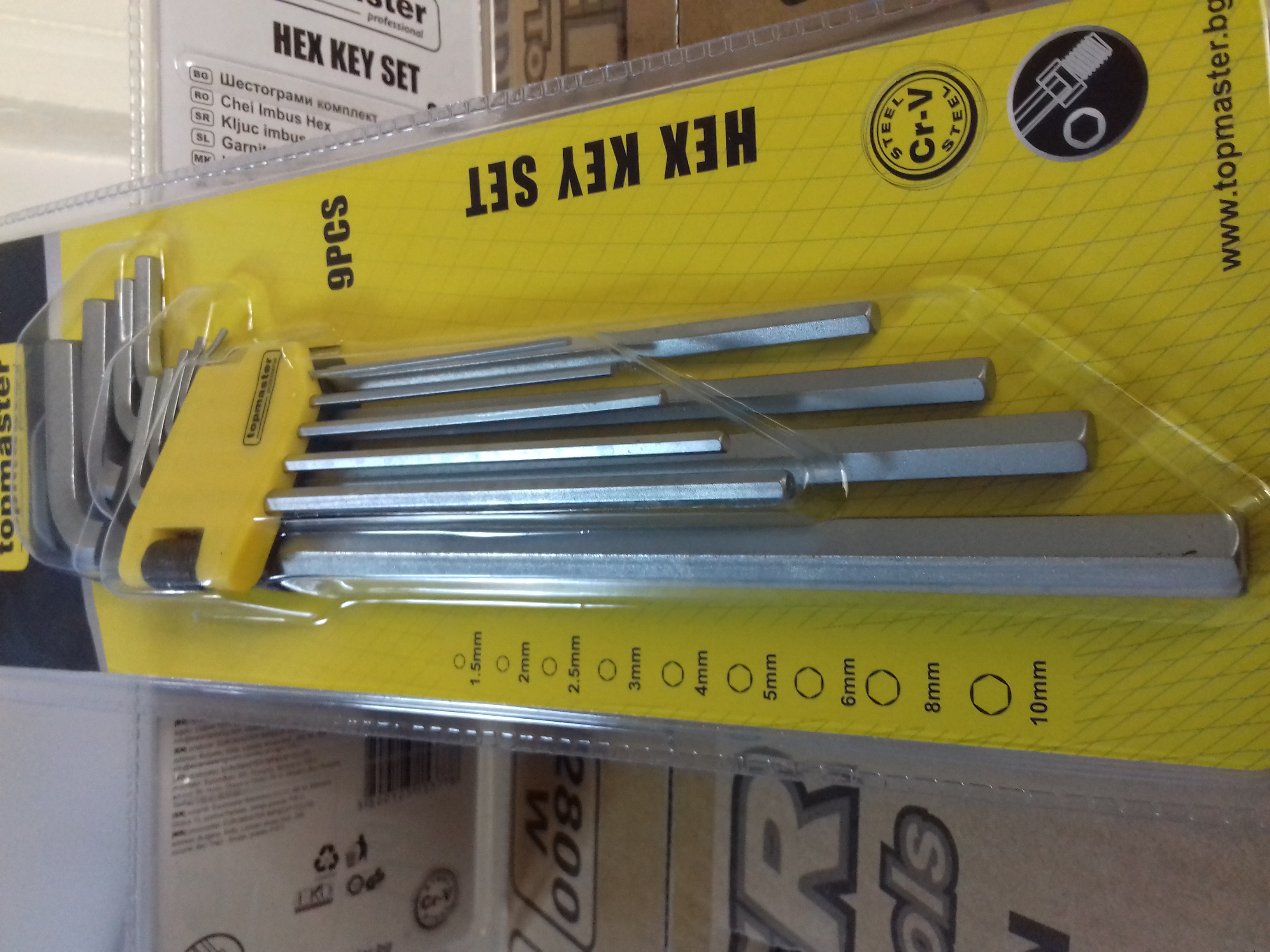 390118 CHEI IMBUS EXTRA LUNGI L 1.5-10MM SET 9PCS CR-V TMP