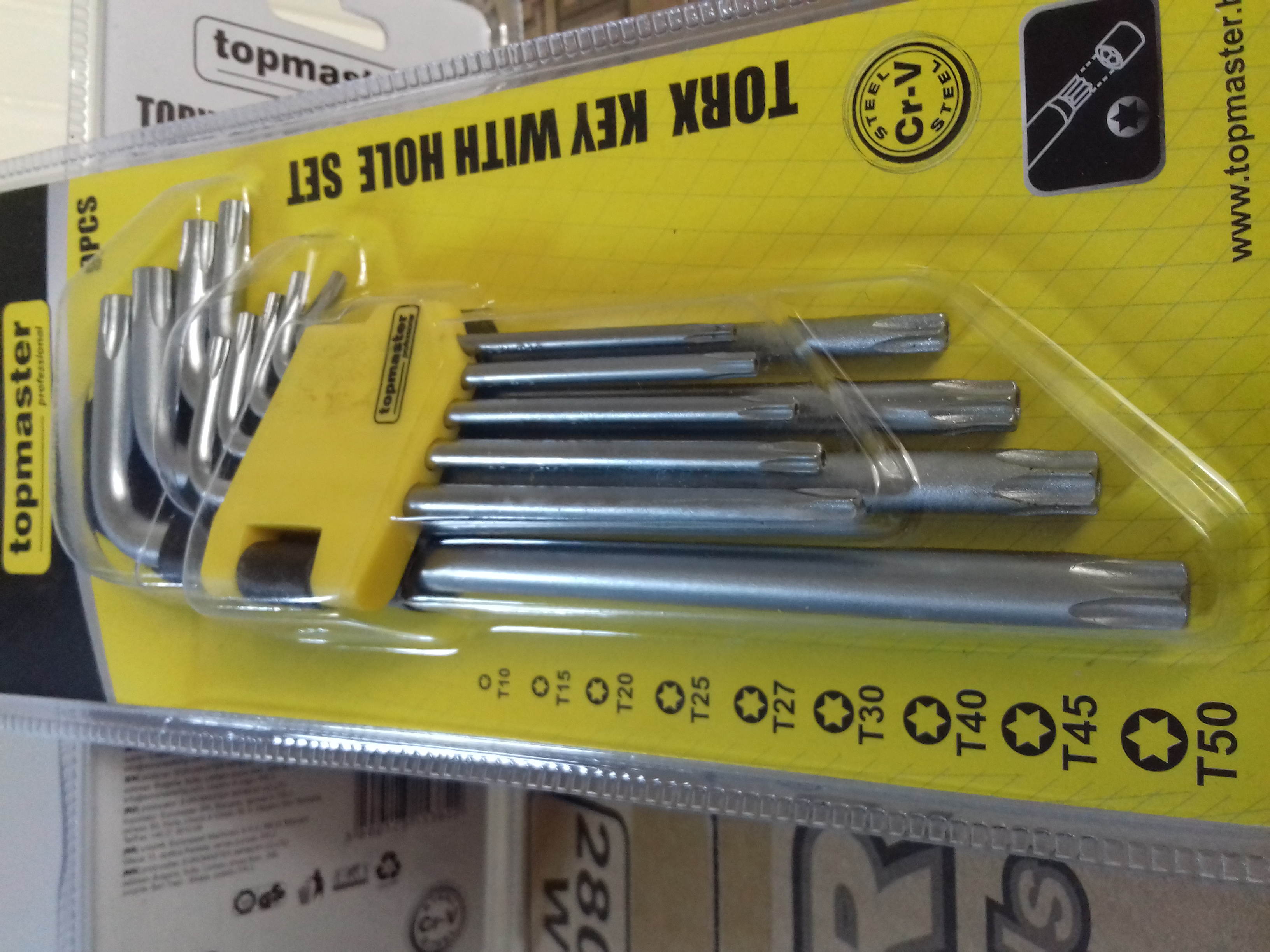 390123 CHEI IMBUS TORX-LUNGI SET 9PCS CR-V TMP