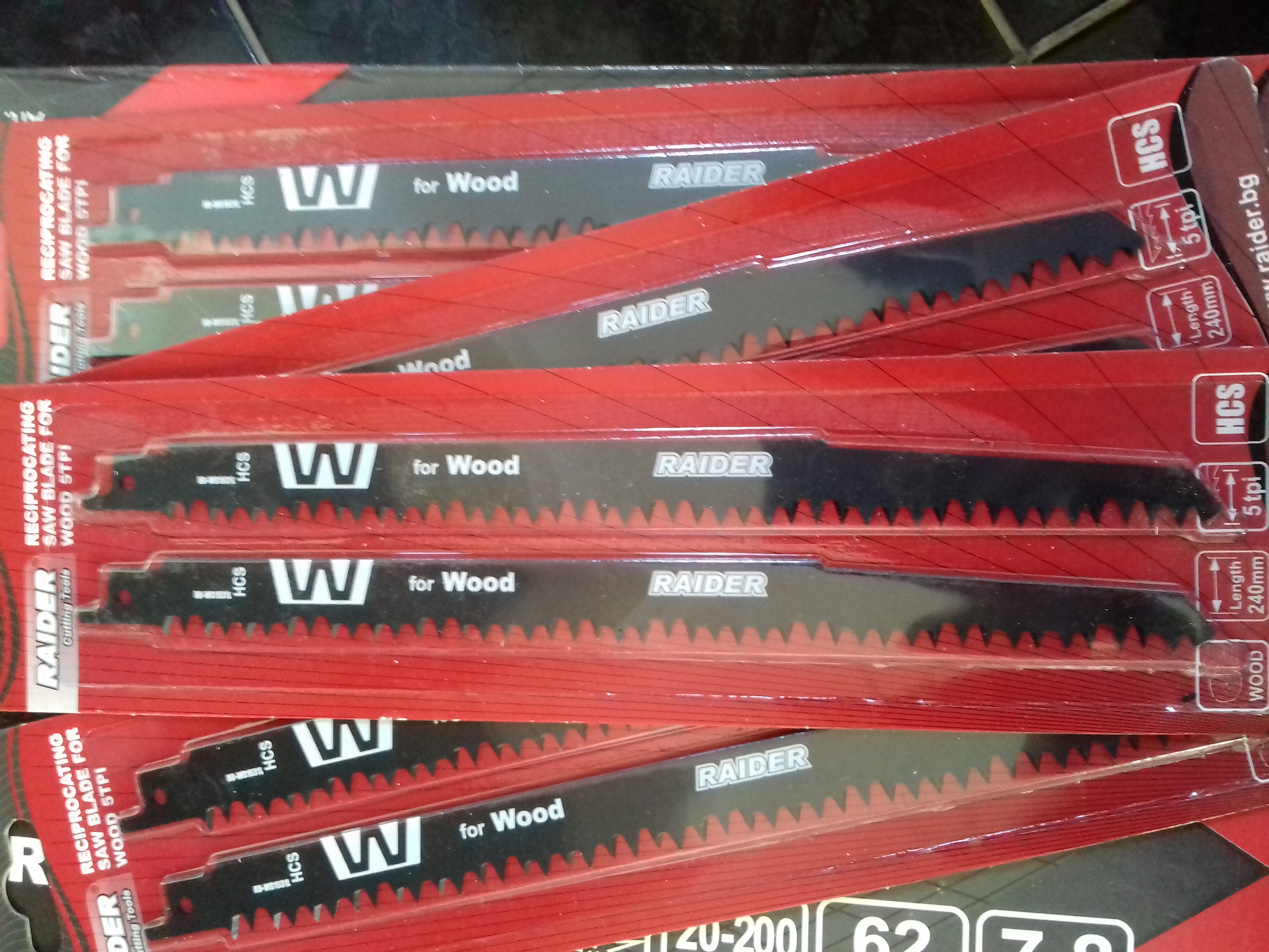 155502 SET LAME FIERASTRAU SABIE PENTRU LEMN 240*19*1.5MM(5.0MM)2PCS RD-WS1