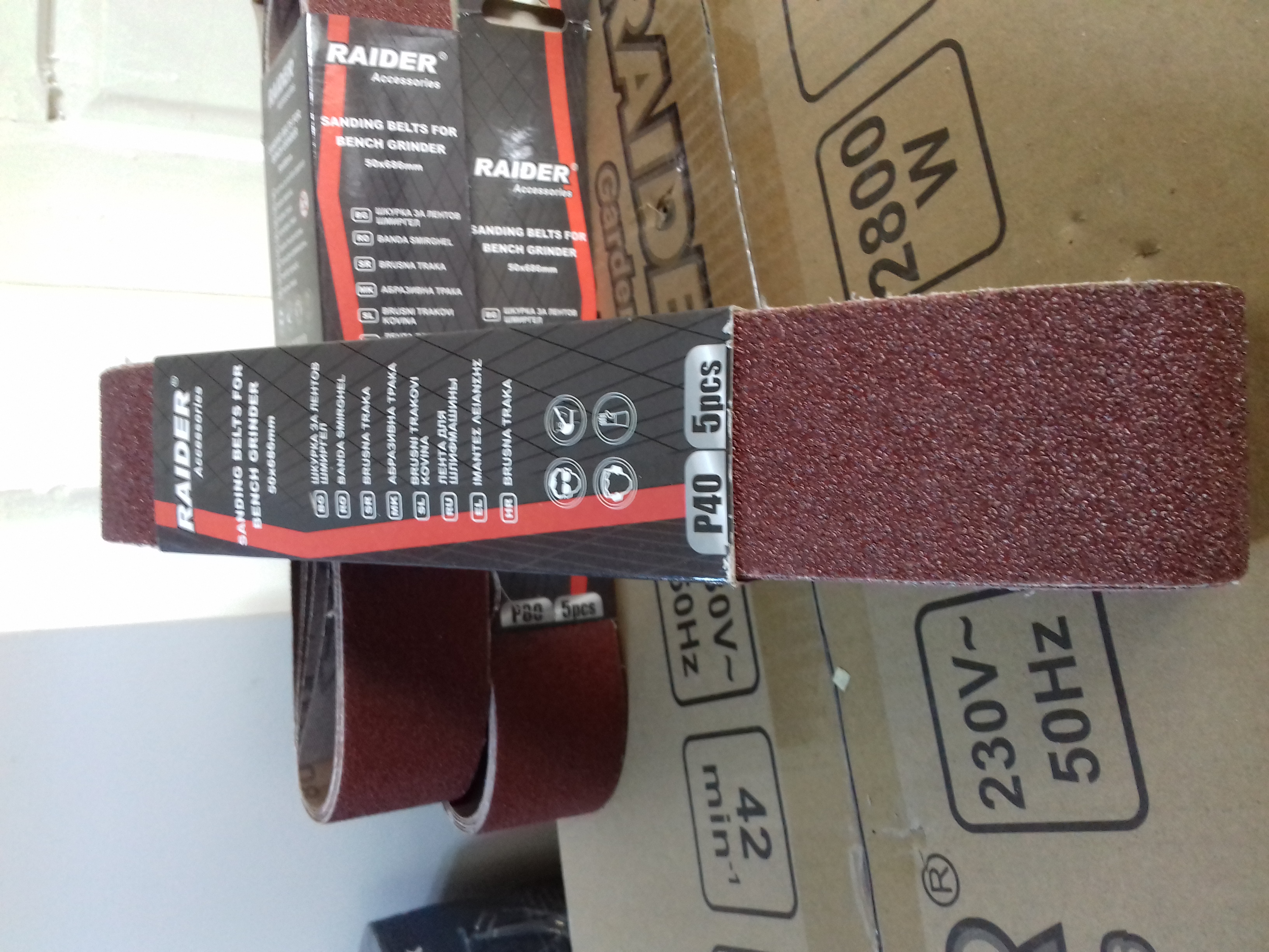 183116 BANDA SMIRGHEL 50*686MM P40 5BUC/SET