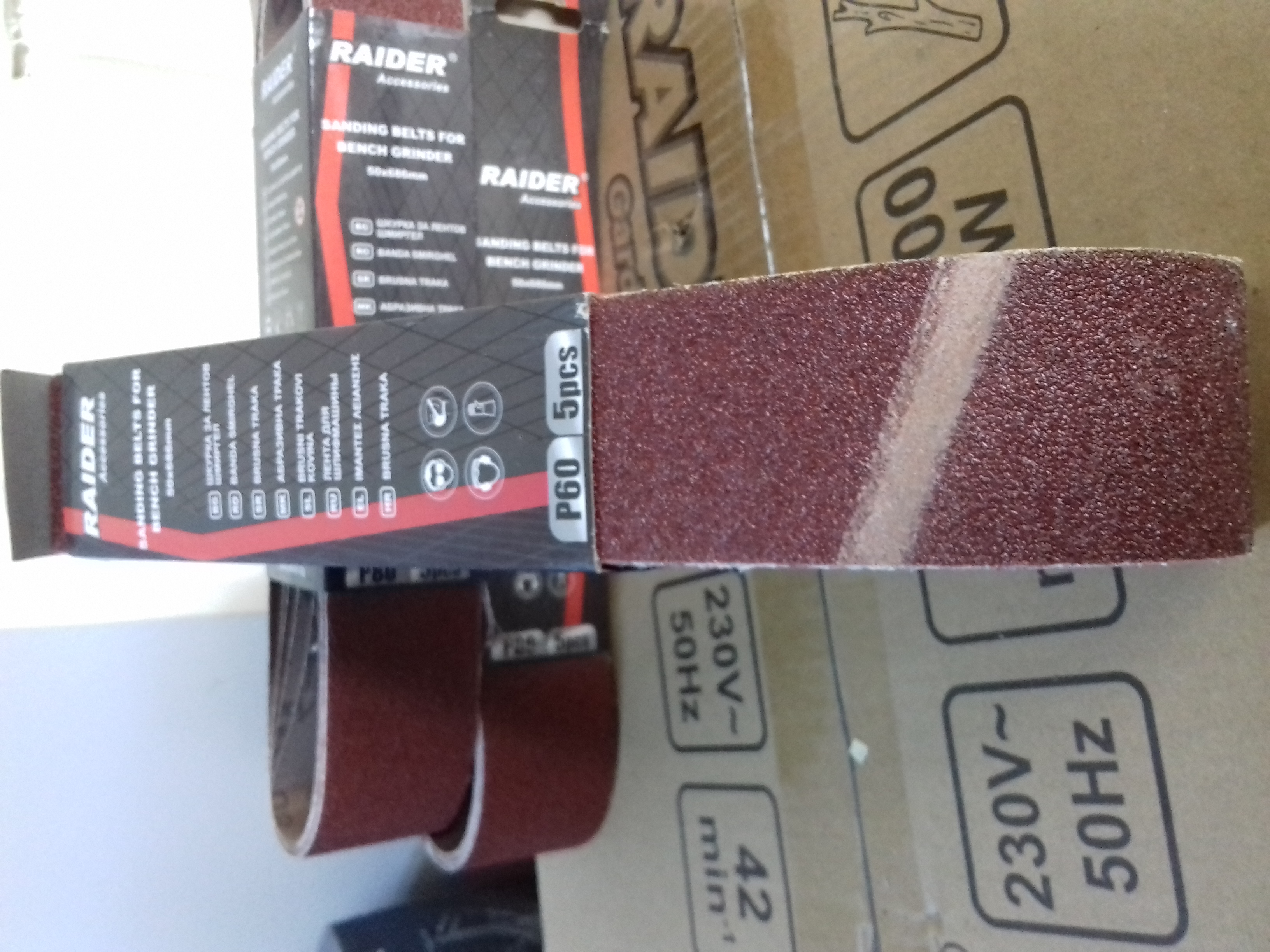 183117 BANDA SMIRGHEL 50*686MM P60 5BUC/SET