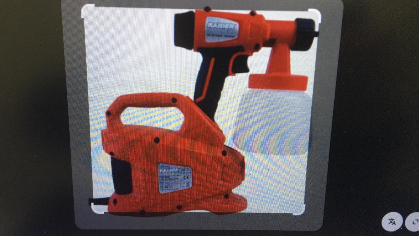 074105 PISTOL DE VOPSIT CU COMPRESOR 600W 2.5MM 900ML RD-SGC06