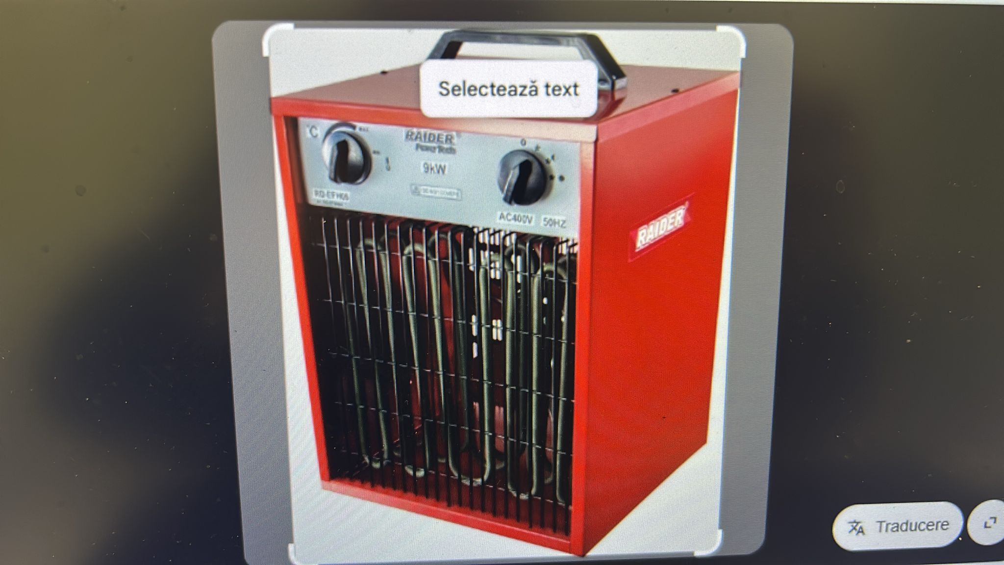 078804 AEROTERMA ELECTRICA 9KW RD-EFH09