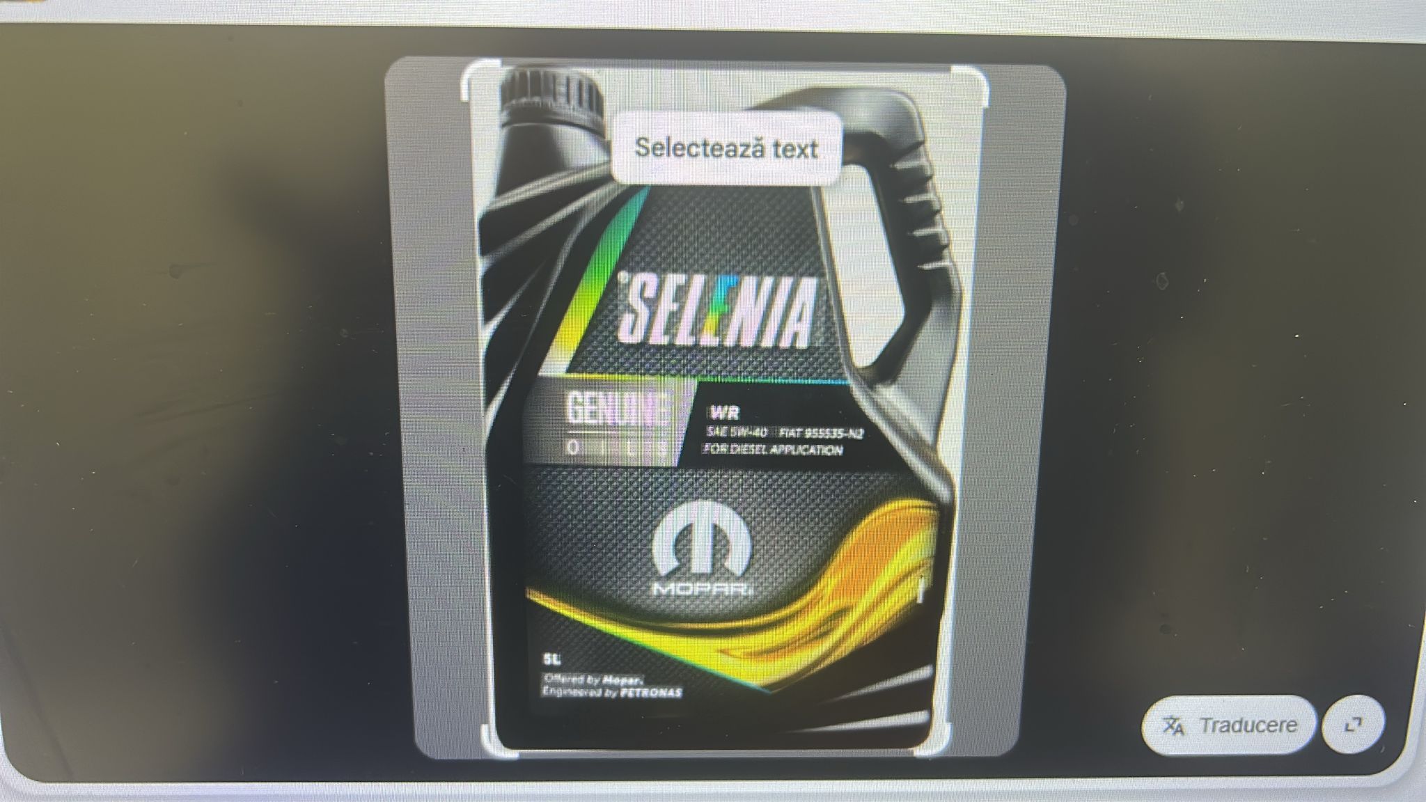 101133 ULEI SELENIA 5W40 5L 70157MF2EU