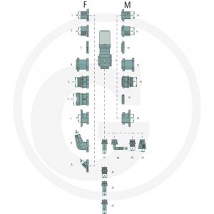 670463000150 ADAPTOR 1.1/4 FE MET