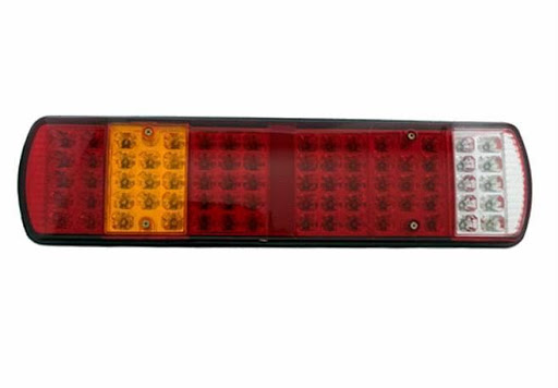 LAMPA SPATE DREPTUNGHIULARA 24V/12V CU BECURI