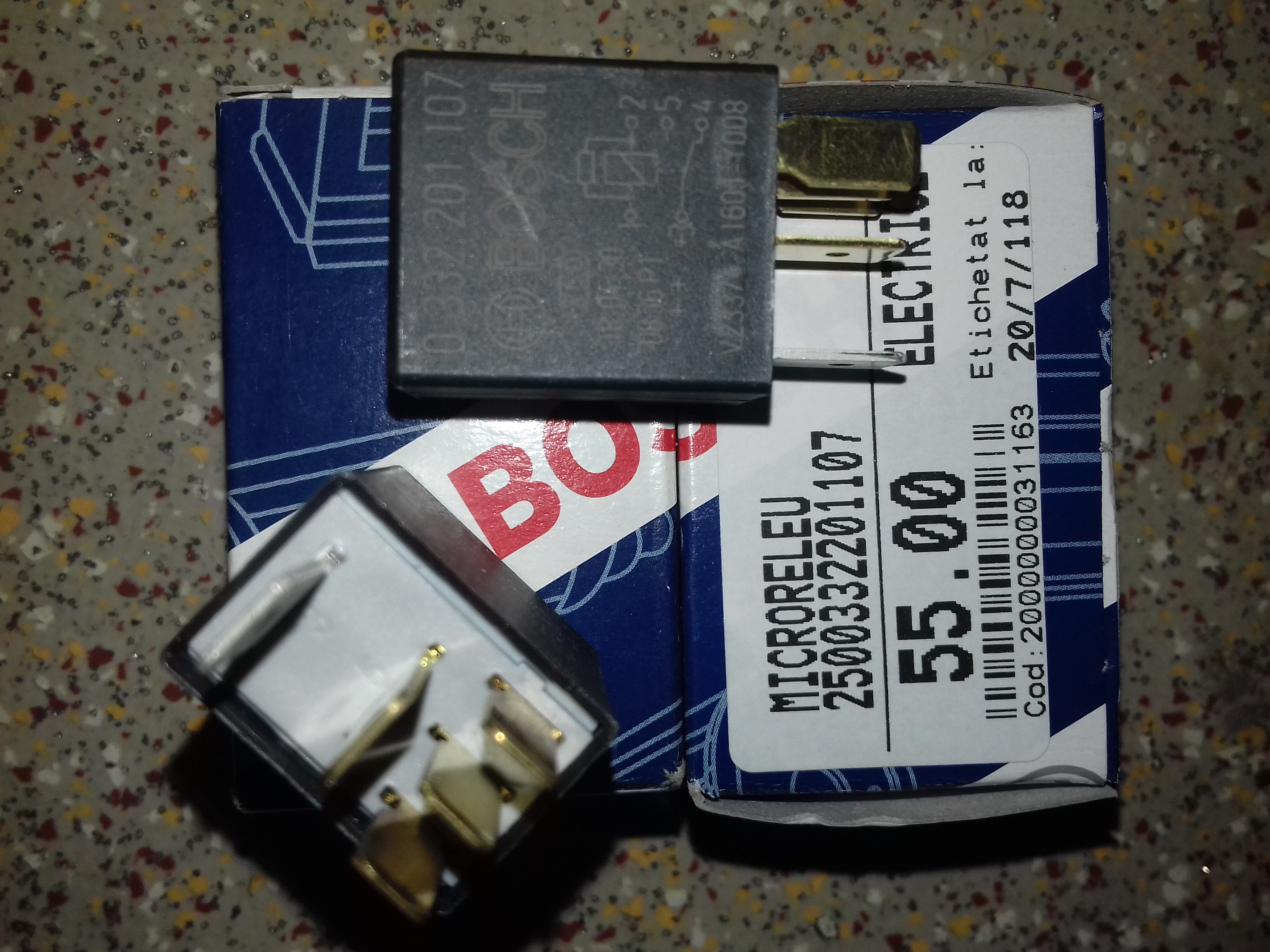 E35 MICRORELEU 2500332201107 AL76702 12V 5 PINI