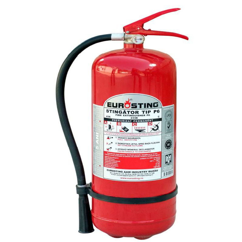 STINGATOR TIP P6 6KG PULBERE CU MANOMETRU