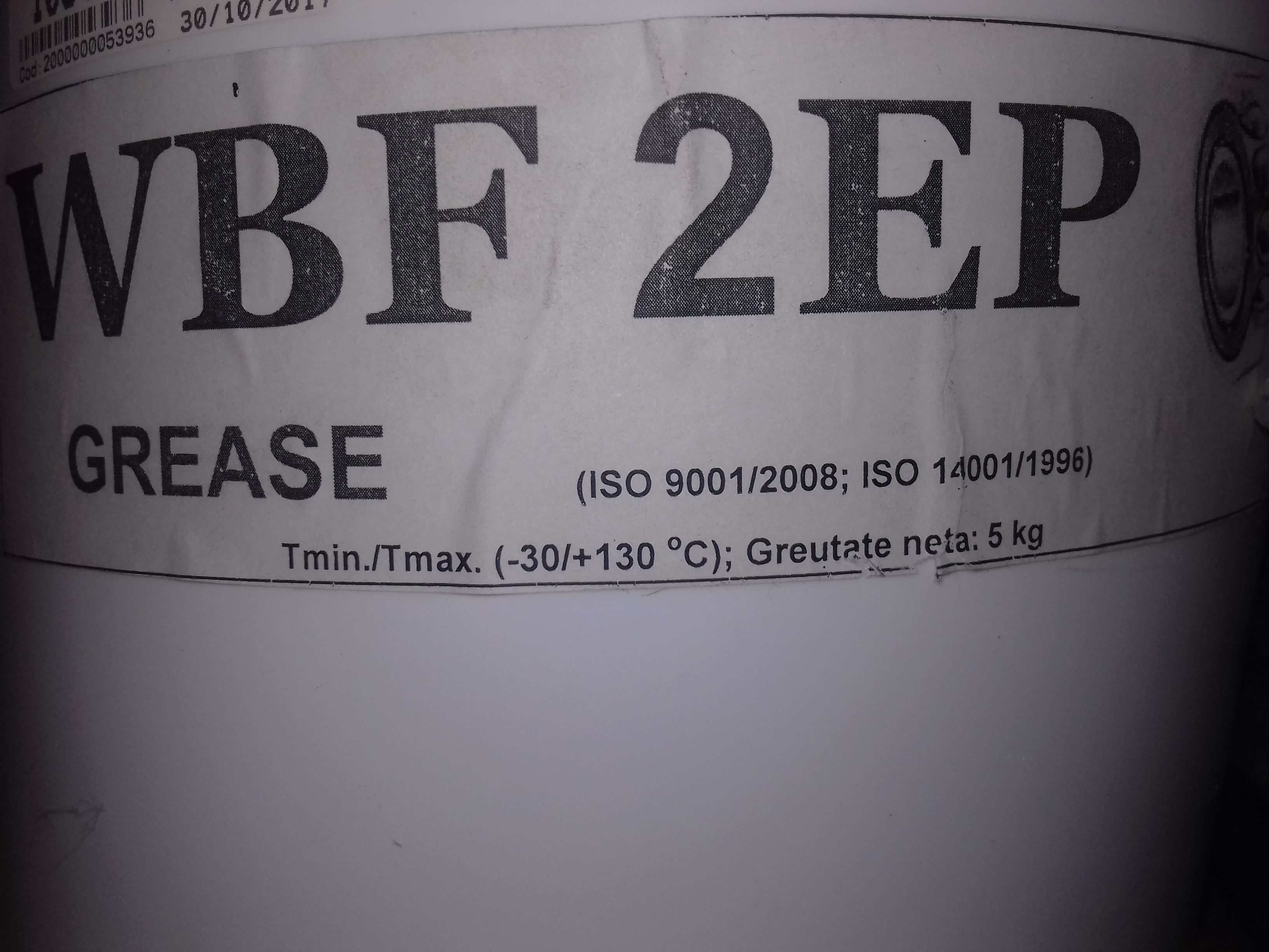 VASELINA 5KG WBF 2EP