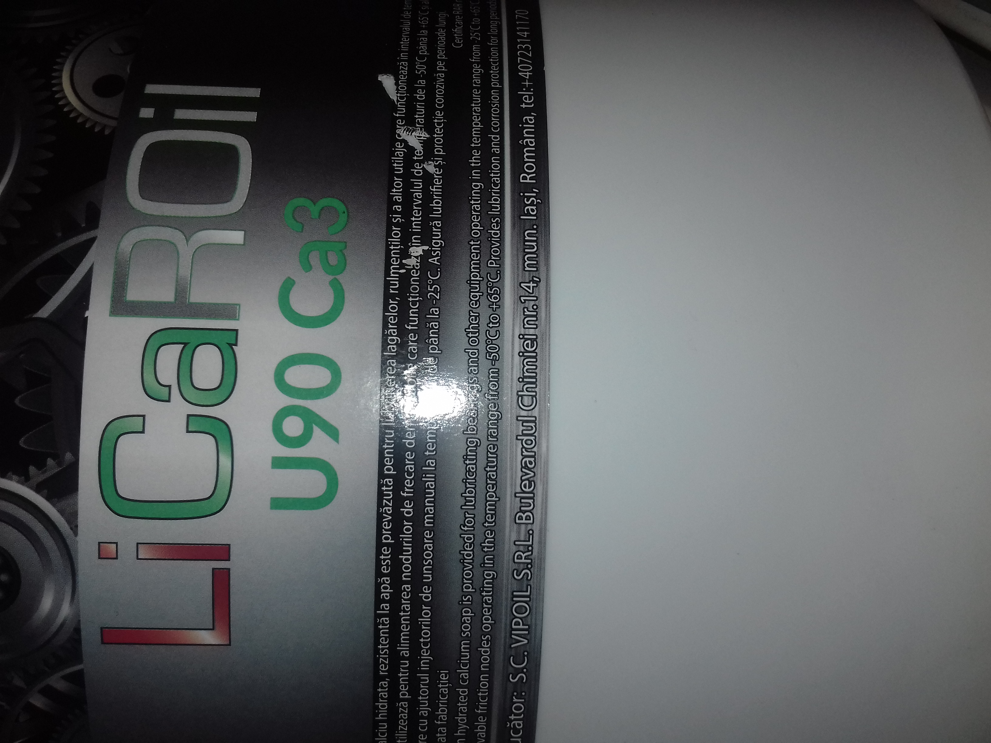 VASELINA VIPOIL U90 CA3 8KG