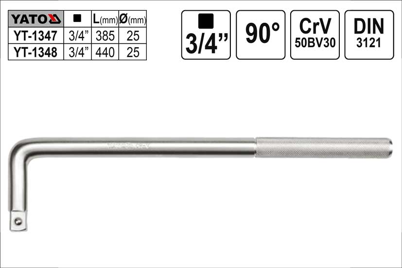 YT-1347 CHEIE TIP L 3/4*370MM