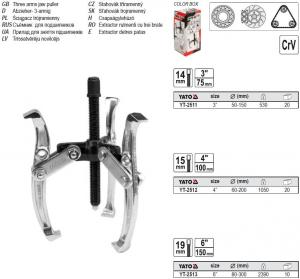 YT-2512 EXTRACTOR RULM 100MM