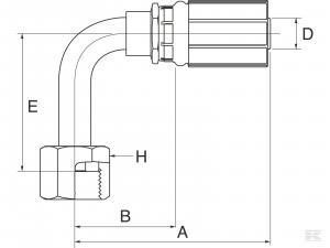 20G20FFORX90L FITING