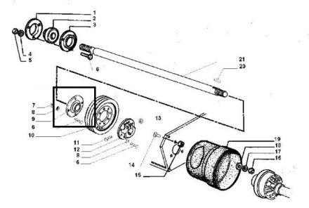 D15 LAGAR CU RULMENT 400855487 (PME40)