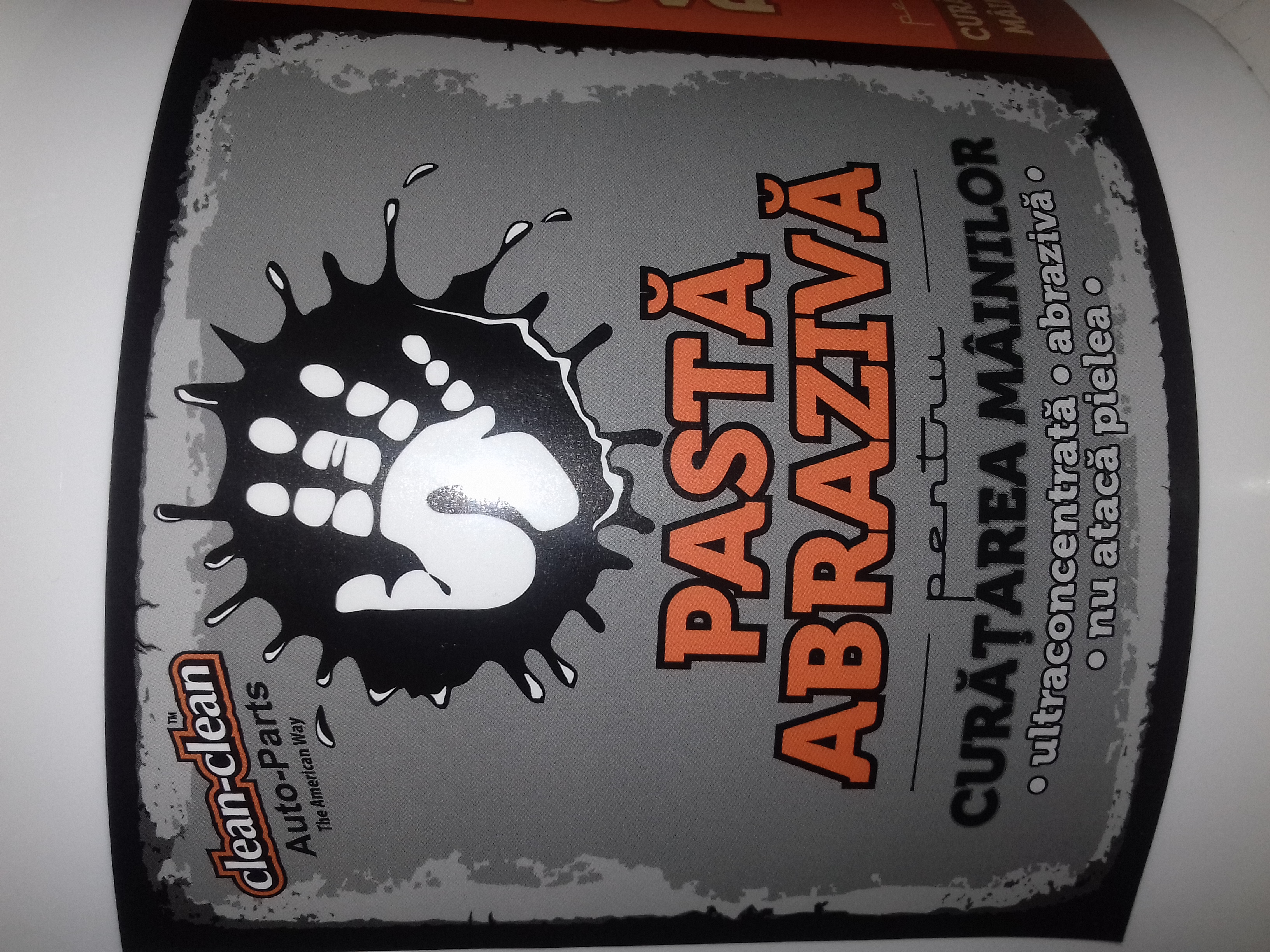 PASTA ABRAZIVA 5KG PENTRU CURATAREA MAINILOR