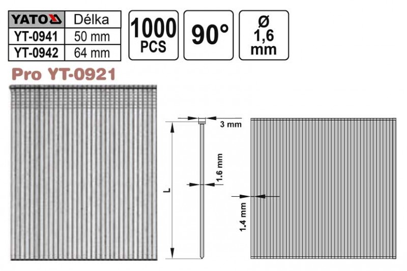 YT-0942 CUIE 90*64*1 8MM 1000BUC