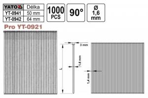 YT-0942 CUIE 90*64*1 8MM 1000BUC