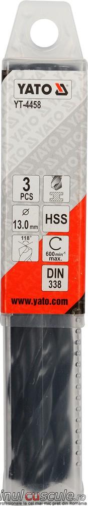 E2 YT-4458 SET BURGHIU METAL 13MM/3 BUC